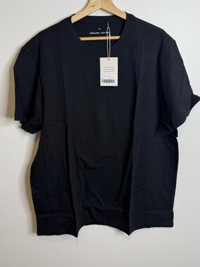Everlane The Essential Organic Crew Uniform black size xxl NWT